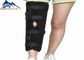 Μαύρο ορθοπεδικό αρθρωμένο φυσιοθεραπεία γονάτων στήριγμα γονάτων υποστήριξης σταθερό ROM για το τραυματισμένους γόνατο και το σύνδεσμο προμηθευτής